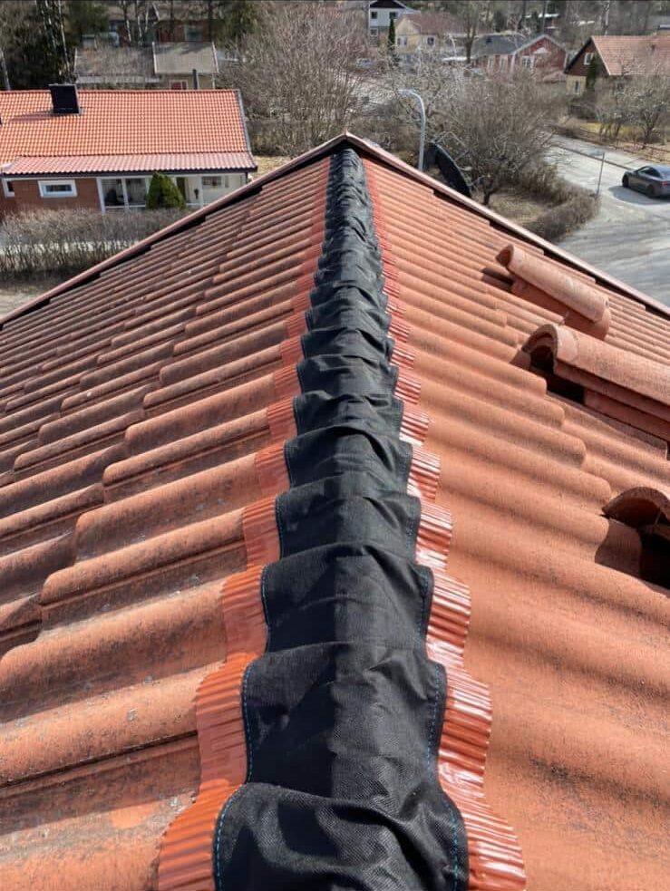 Nocktätning med nockband från Bostadstvättarna